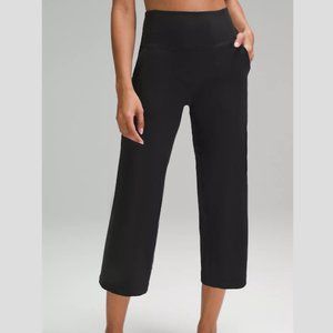 lululemon Align™ High-Rise Wide-Leg Cropped Pant 23" (Size: 4, Color: black)